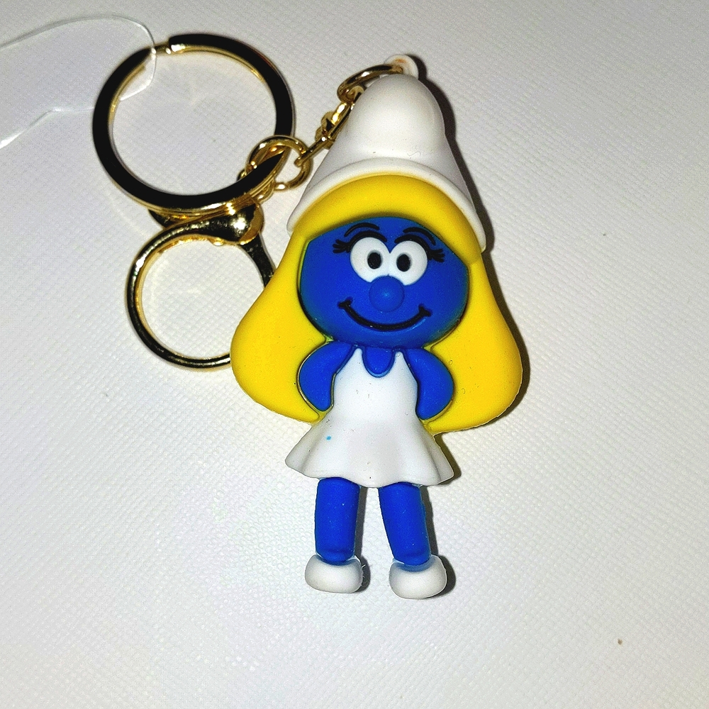 Smurfette Keychain